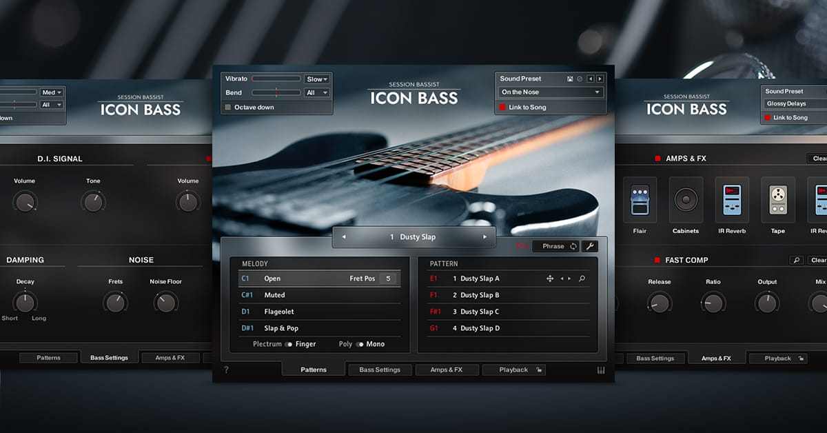 Native Instruments、ベース音源「ICON BASS」をリリース