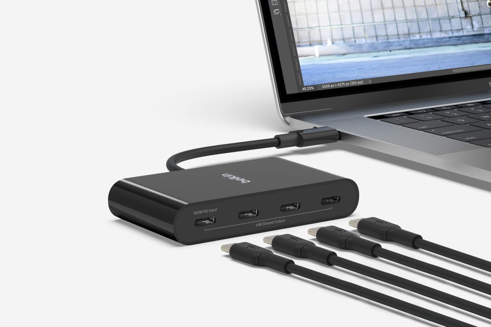 Belkin、4ポートUSB-Cハブを発売