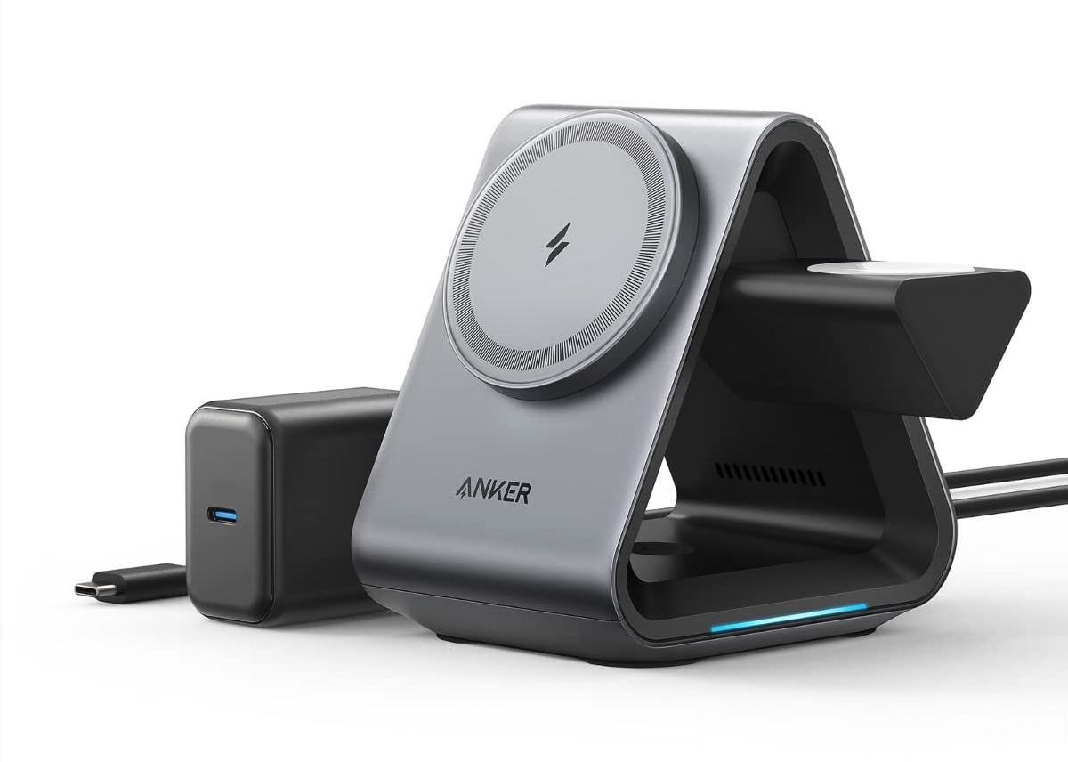 Anker、MagSafe対応の3-in-1ワイヤレス充電ステーション発売　6月30日まで1,990円オフ