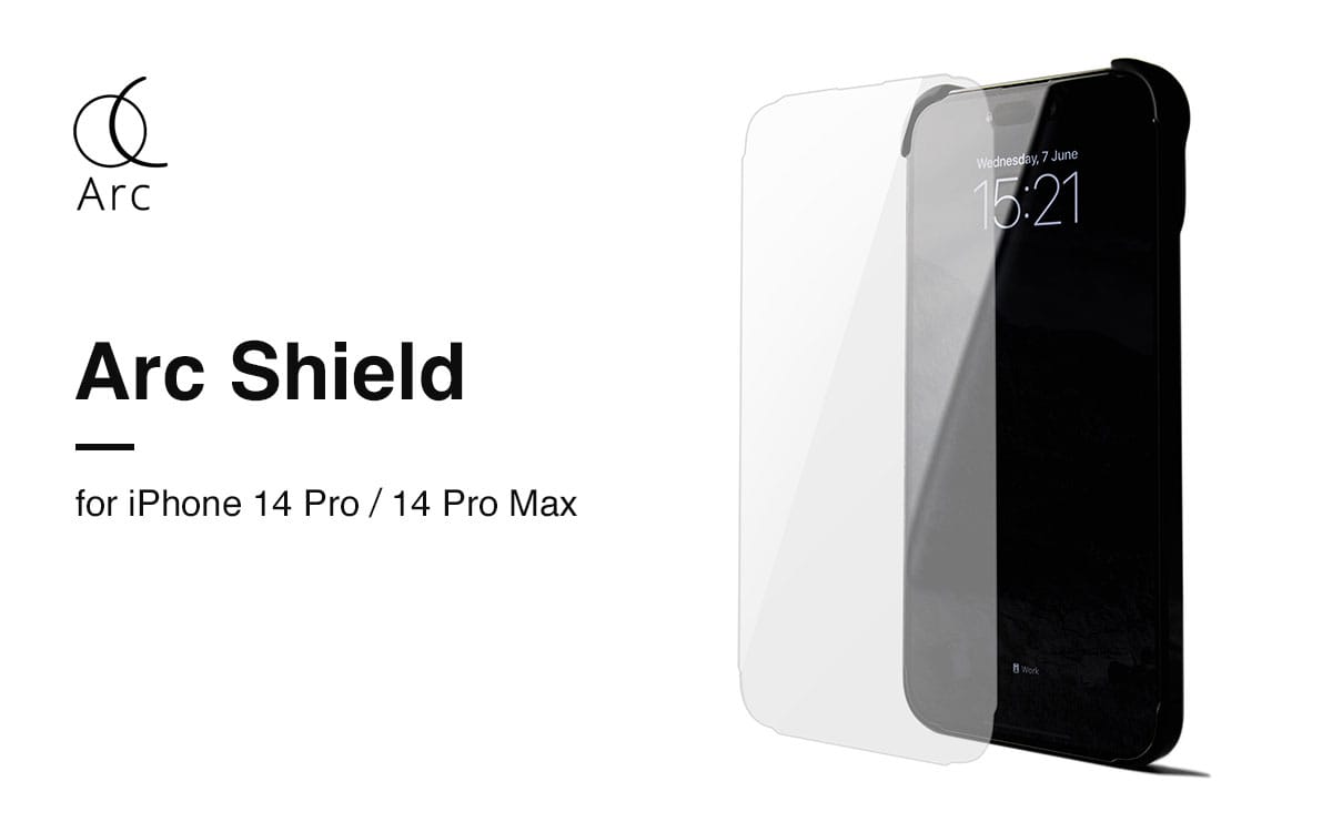 Arc Pulse対応のiPhone 14 Pro/Max用スクリーンプロテクター