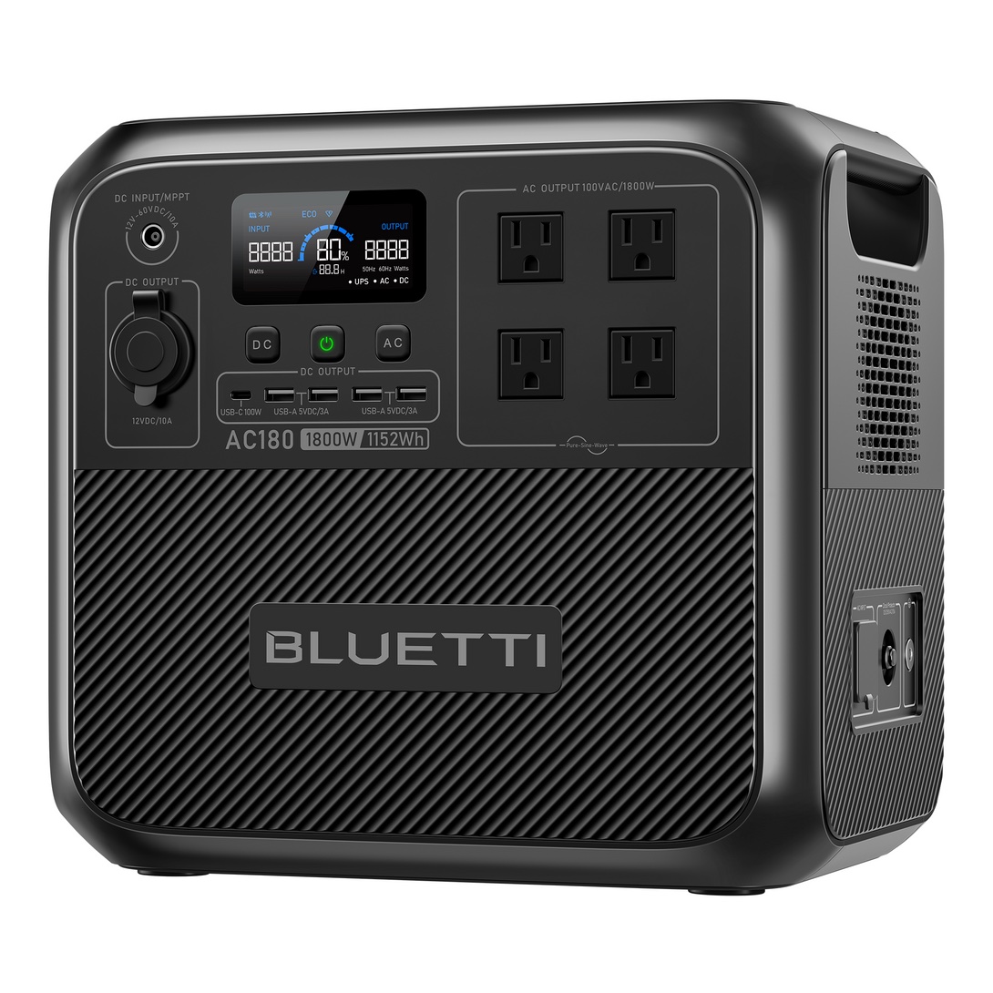 BLUETTIのポータブル電源「AC180」が割引価格に