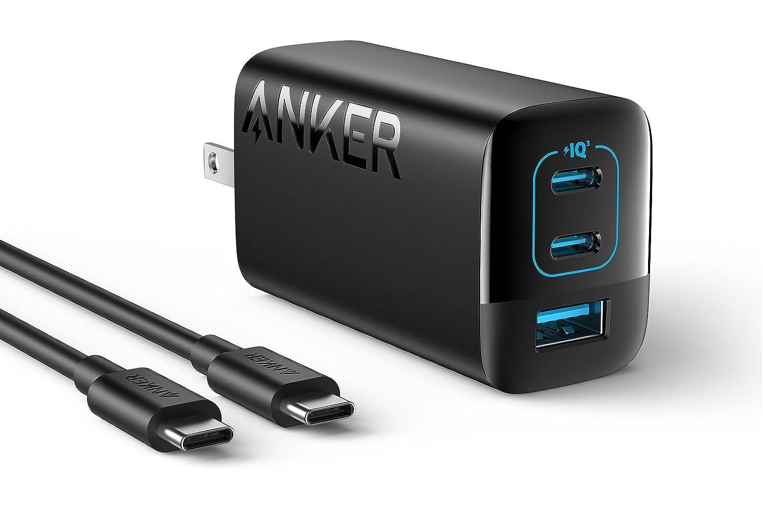 Anker、USB-Cケーブル付属の67W 3ポートUSB充電器を発売