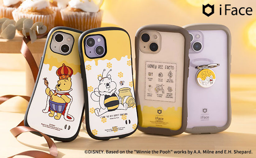 iFace、「くまのプーさん」デザインのiPhone用ケースなどを発売