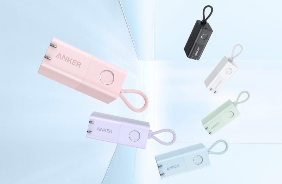 Anker、USB急速充電器一体型モバイルバッテリーを発売