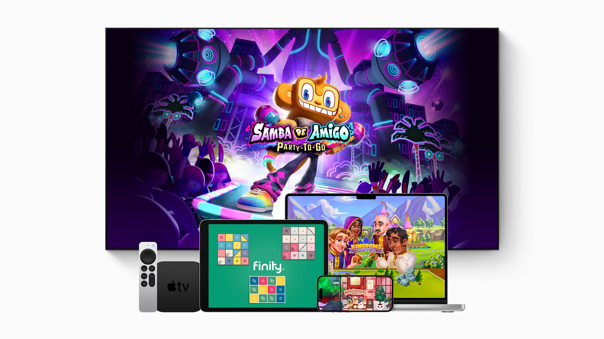 Apple Arcade、8月に「サンバDEアミーゴ：パーティー・トゥ・ゴー」など新作ゲーム4タイトル追加