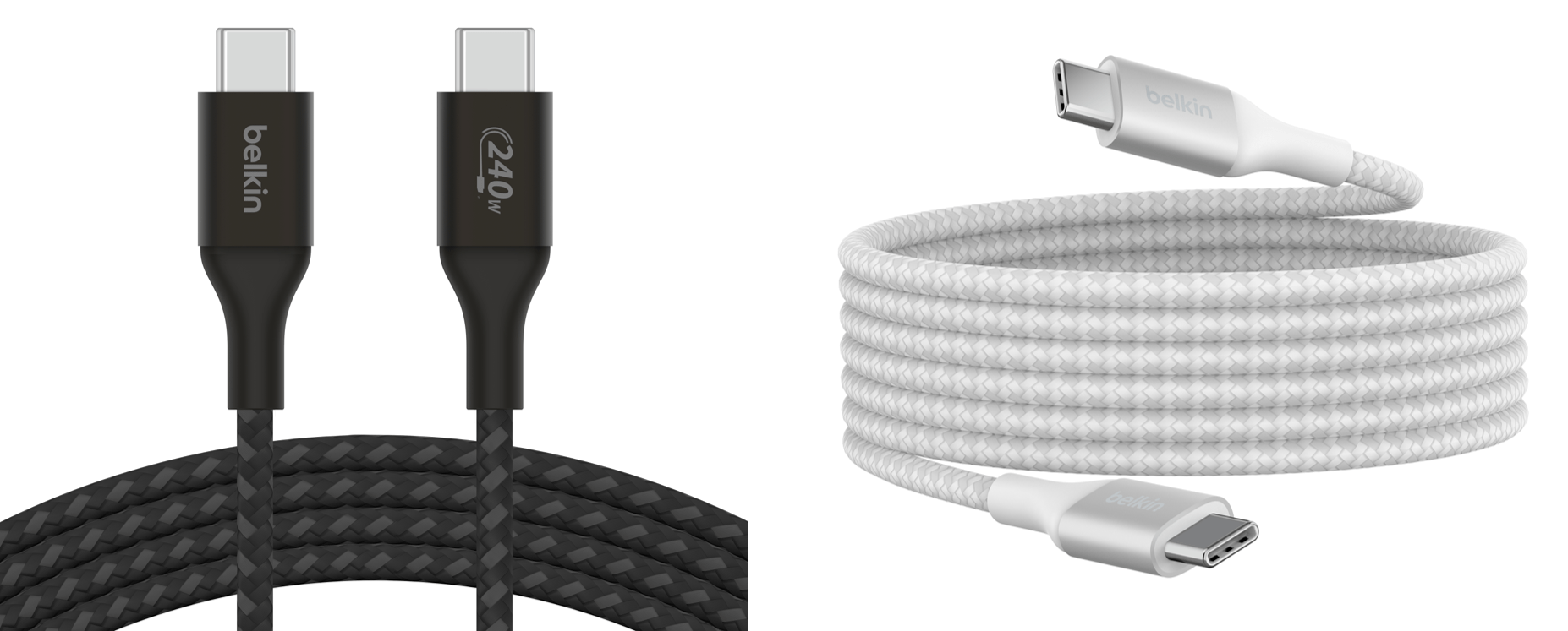 Belkin、240Wと60W対応のUSB-Cケーブルを発売