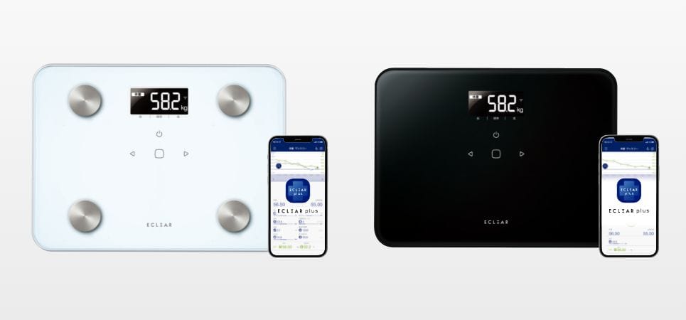 エレコム、乗るだけでアプリにデータを自動転送する体組成計と体重計を