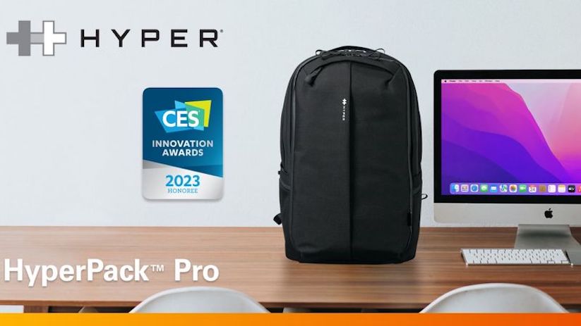 Appleの「探す」に対応したバックパック「HyperPack Pro」、9月11日（月）先行販売開始