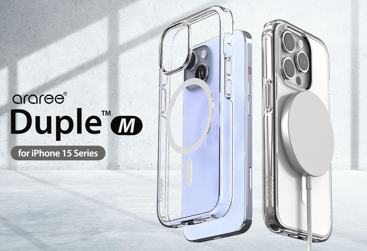 araree、MagSafe対応のiPhone 15シリーズ用クリアケースを発売