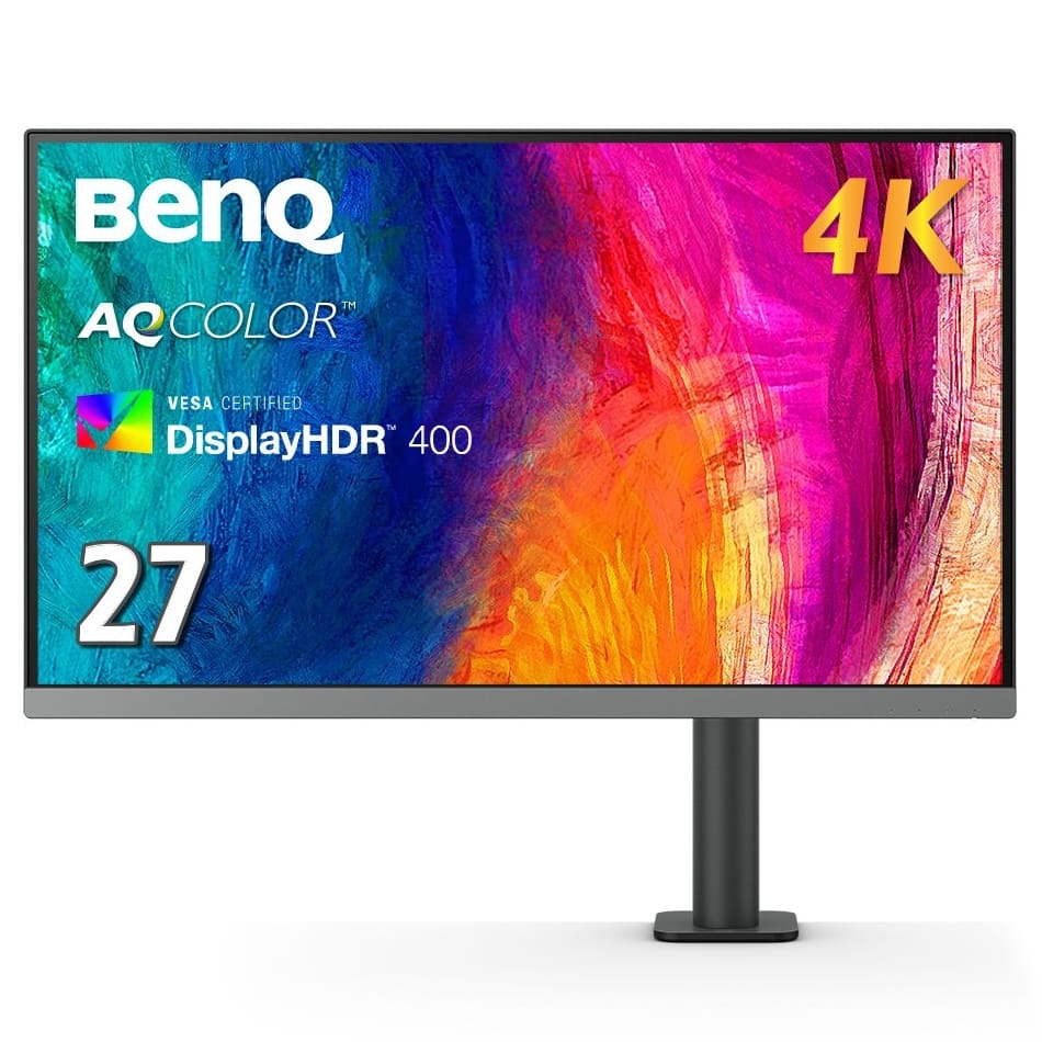 BenQ、クリエイター向け27インチ4K UHDモニターを発売