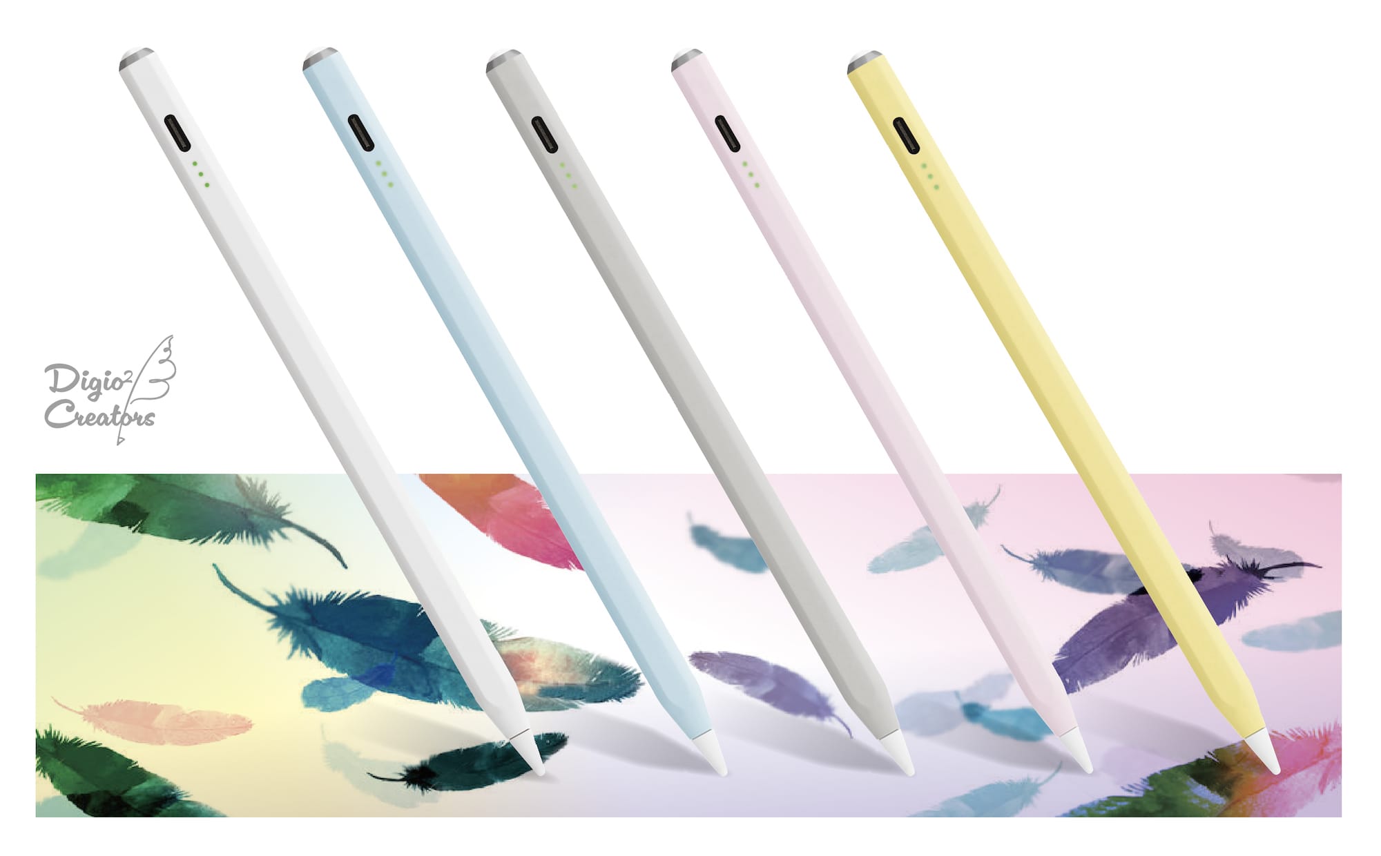 Digio²、iPad用アクティブタッチペンの新色を発売
