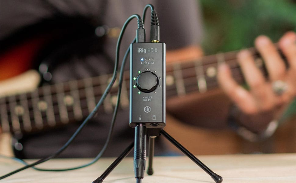 IK Multimedia、ギター/ベース用モバイルインターフェイス「iRig HD X」発売