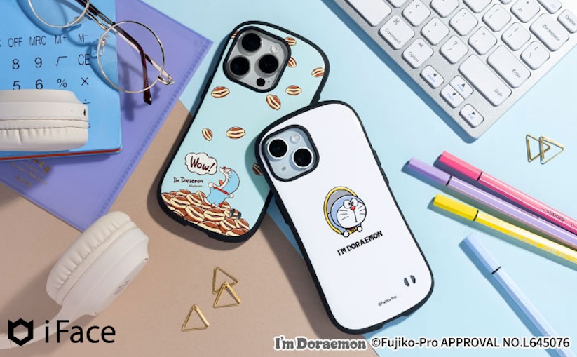 iFace、「ドラえもん」のiPhone 15シリーズ用ケースを発売