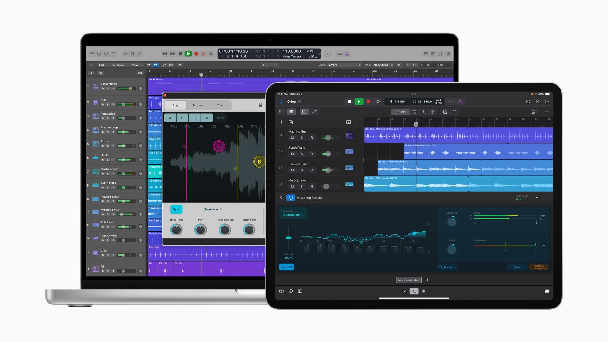 MacとiPad向けの「Logic Pro」がアップデート