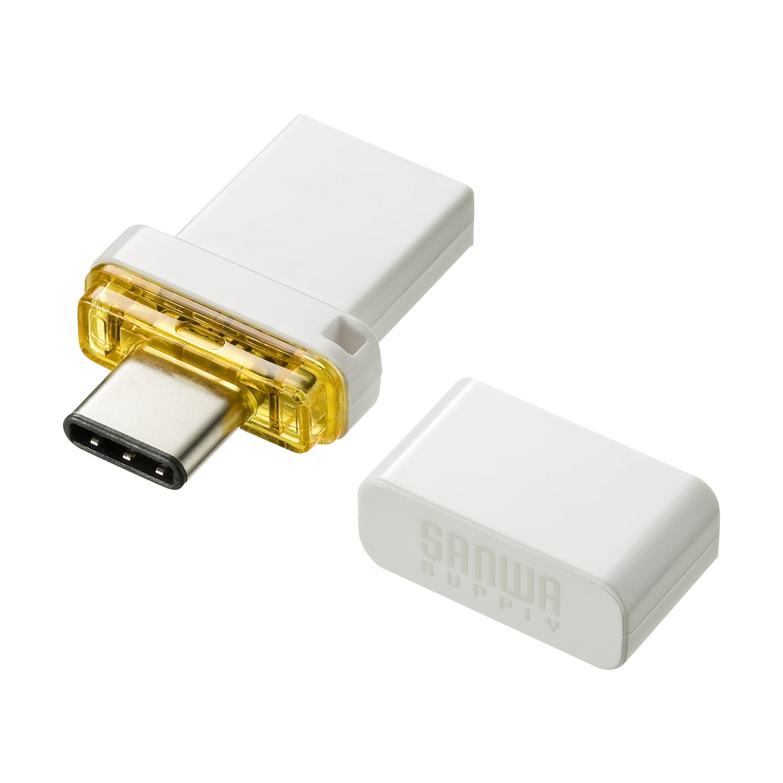 サンワサプライ、USB-A＆USB-C対応のコンパクトなUSBメモリを発売