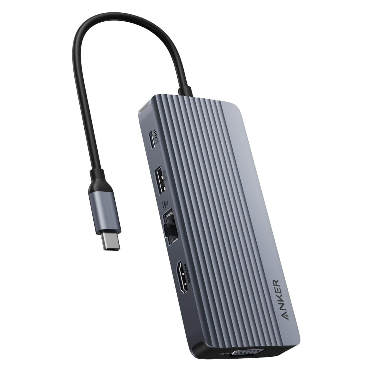 Anker、VGA搭載の10-in-1 USB-Cハブを発売