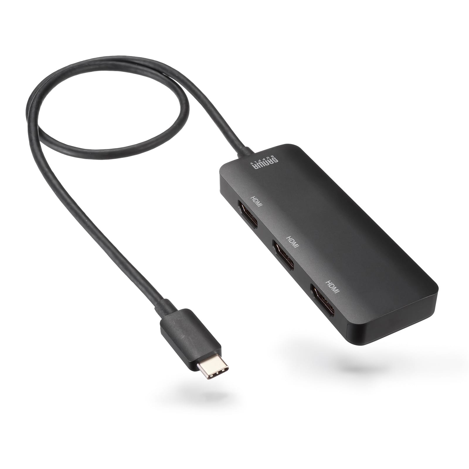 サンワサプライ、3画面出力対応のUSB-C – HDMI変換アダプタを発売