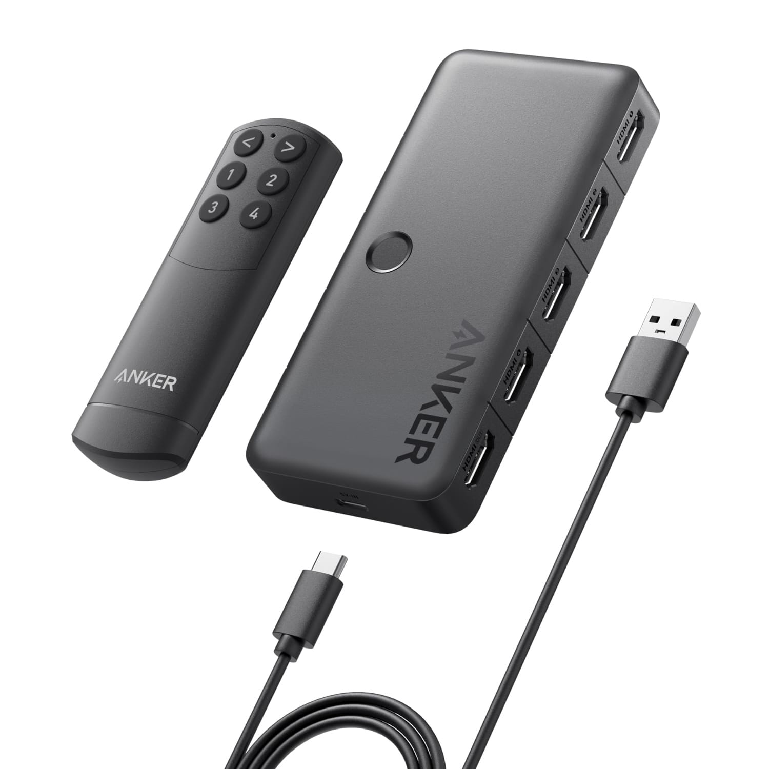 Anker、4入力/1出力のHDMI切替器を発売