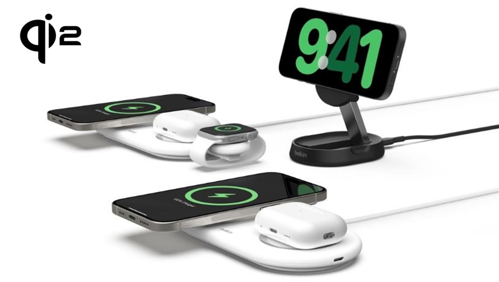 Belkin、Qi2対応のワイヤレス充電器3製品を発売