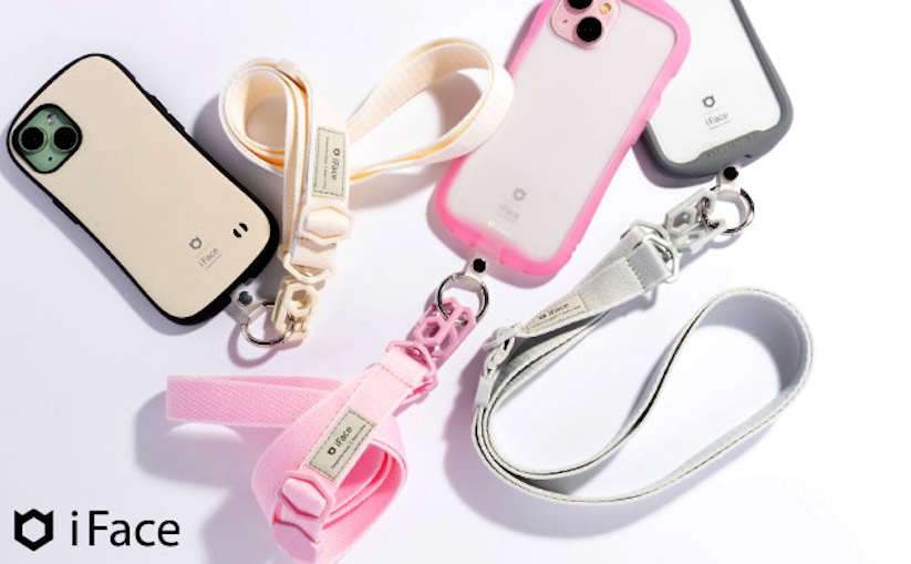 iFace、スマホ用ショルダーストラップに春の新色追加