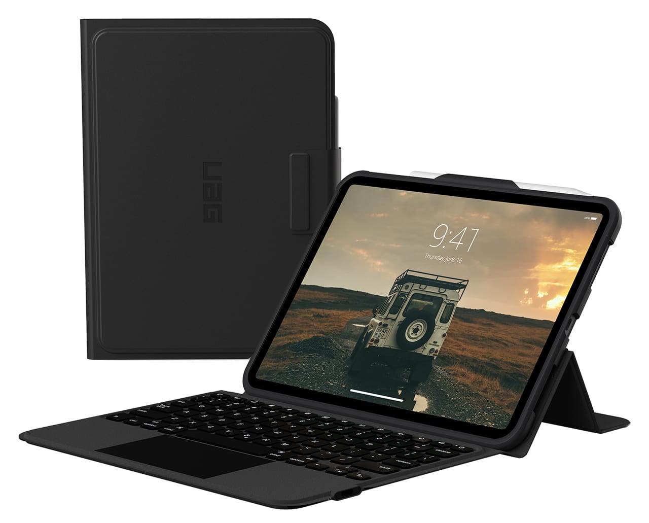 URBAN ARMOR GEAR、iPad用Bluetoothキーボード＆トラックパッド付きケース発売