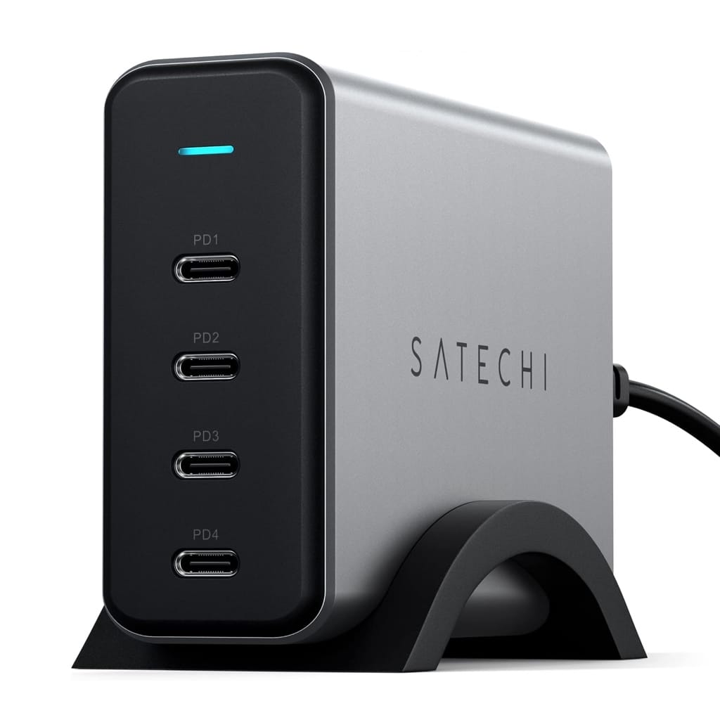 Satechiの合計最大165W出力対応4ポートUSB-C充電器が割引価格に