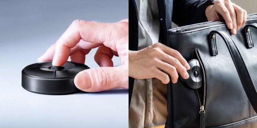 サンワサプライ、コンパクトな円盤型ワイヤレスマウスを発売