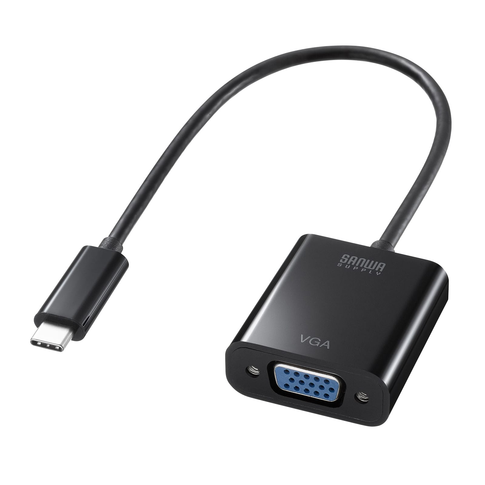 サンワサプライ、USB-C – VGA変換アダプタを発売