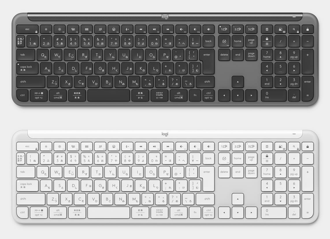 ロジクール、スリムなワイヤレスキーボード「K950」を発売