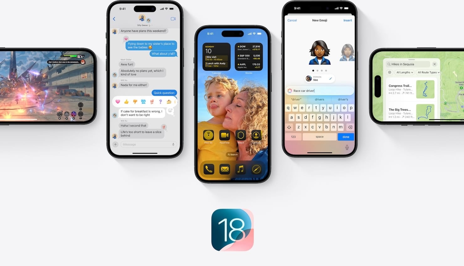 「iOS 18」「iPadOS 18」「macOS Sequoia」「watchOS 11」「visionOS 2」、9月17日（火）リリース
