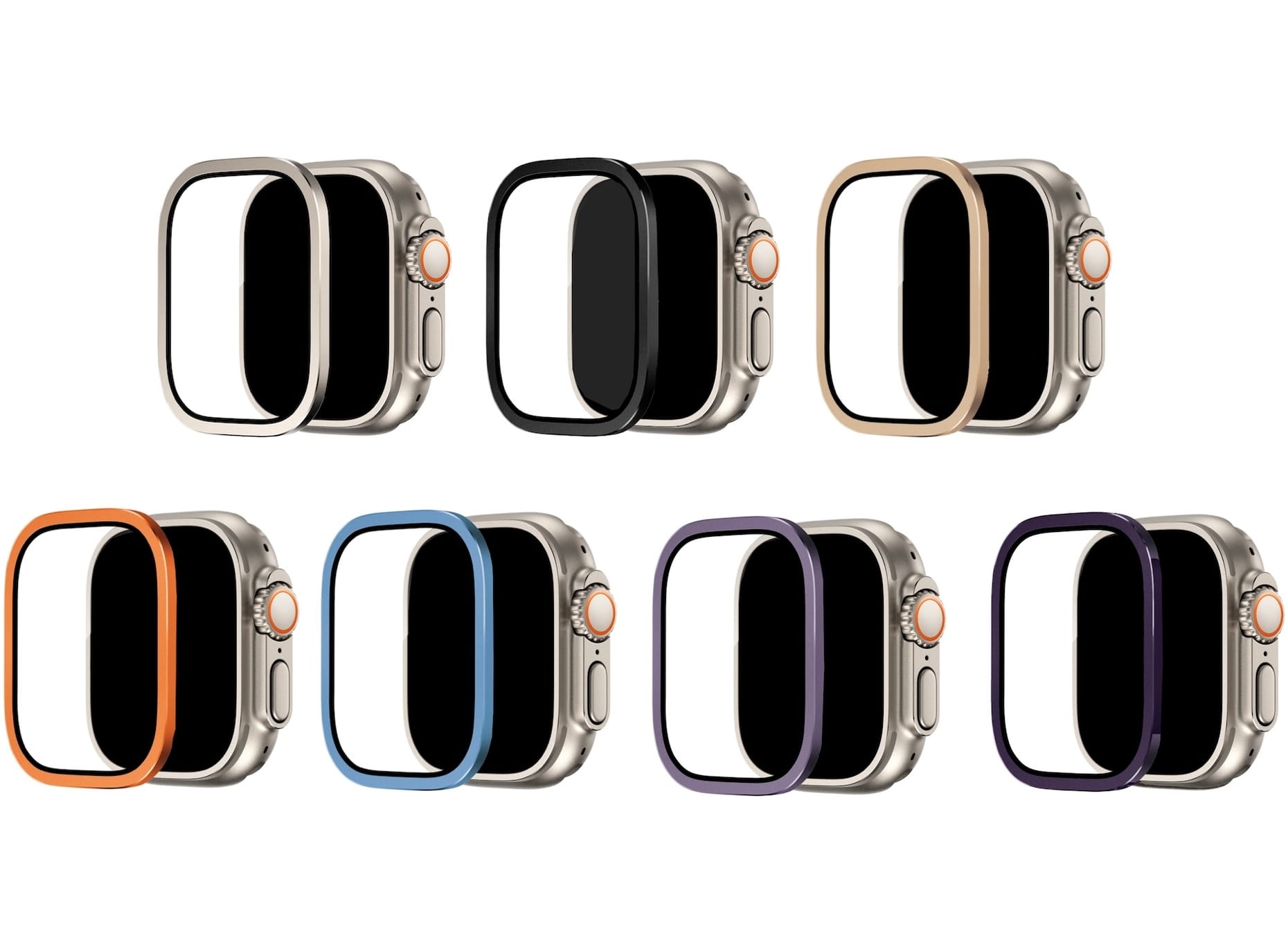 アルミフレーム一体型のApple Watch Ultra用スクリーンプロテクター「MP2L ALUMINIUM SCREEN PROTECTOR」