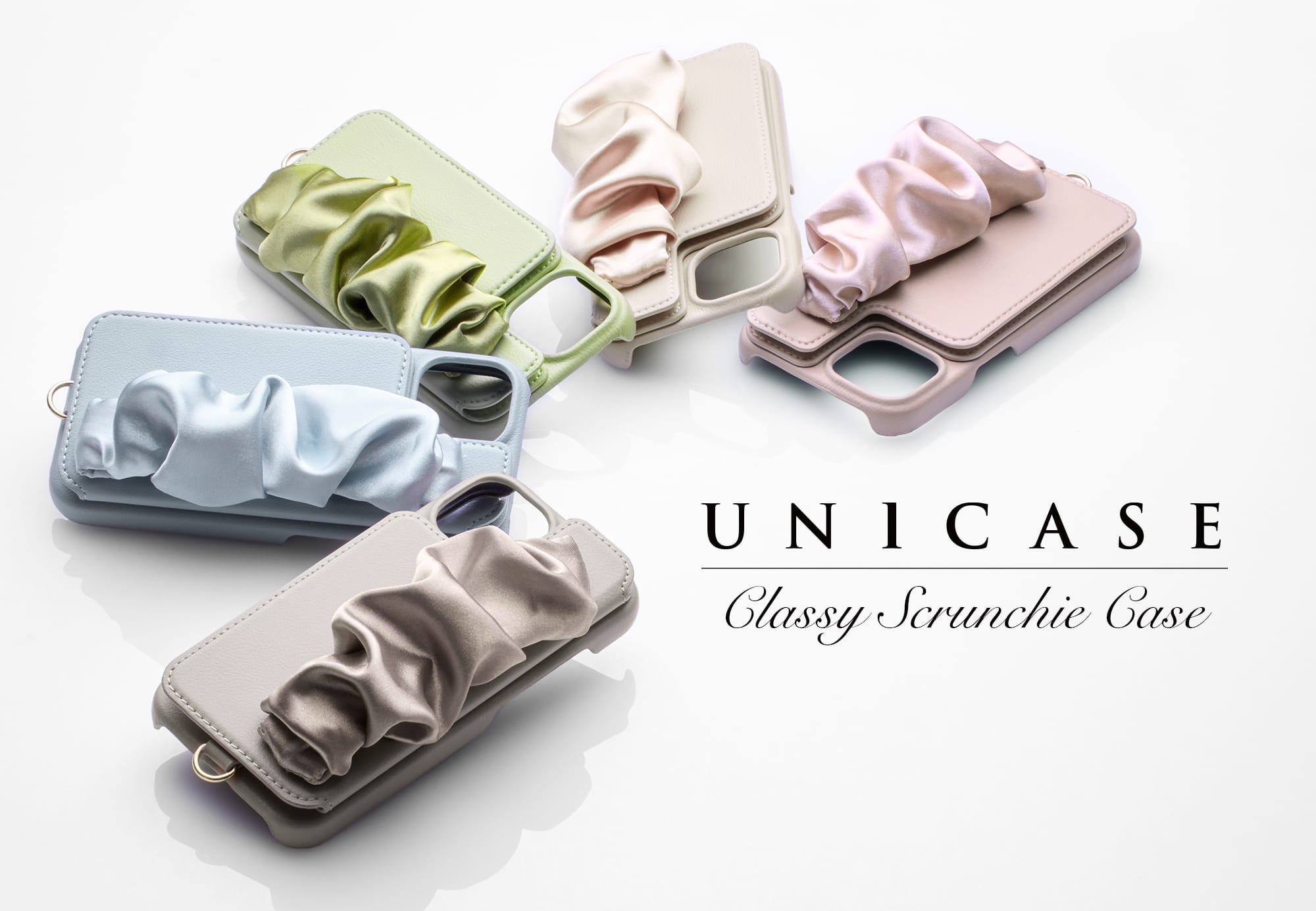 UNiCASE、シュシュバンドが付いたiPhone 15シリーズ用ケースを発売