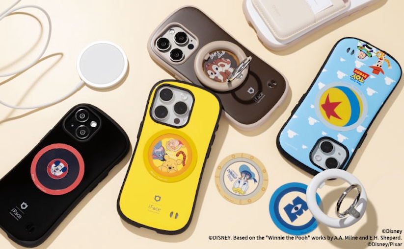 Hamee、「ディズニー」「ピクサー」キャラクターのMagSafeメタルリングステッカーを発売