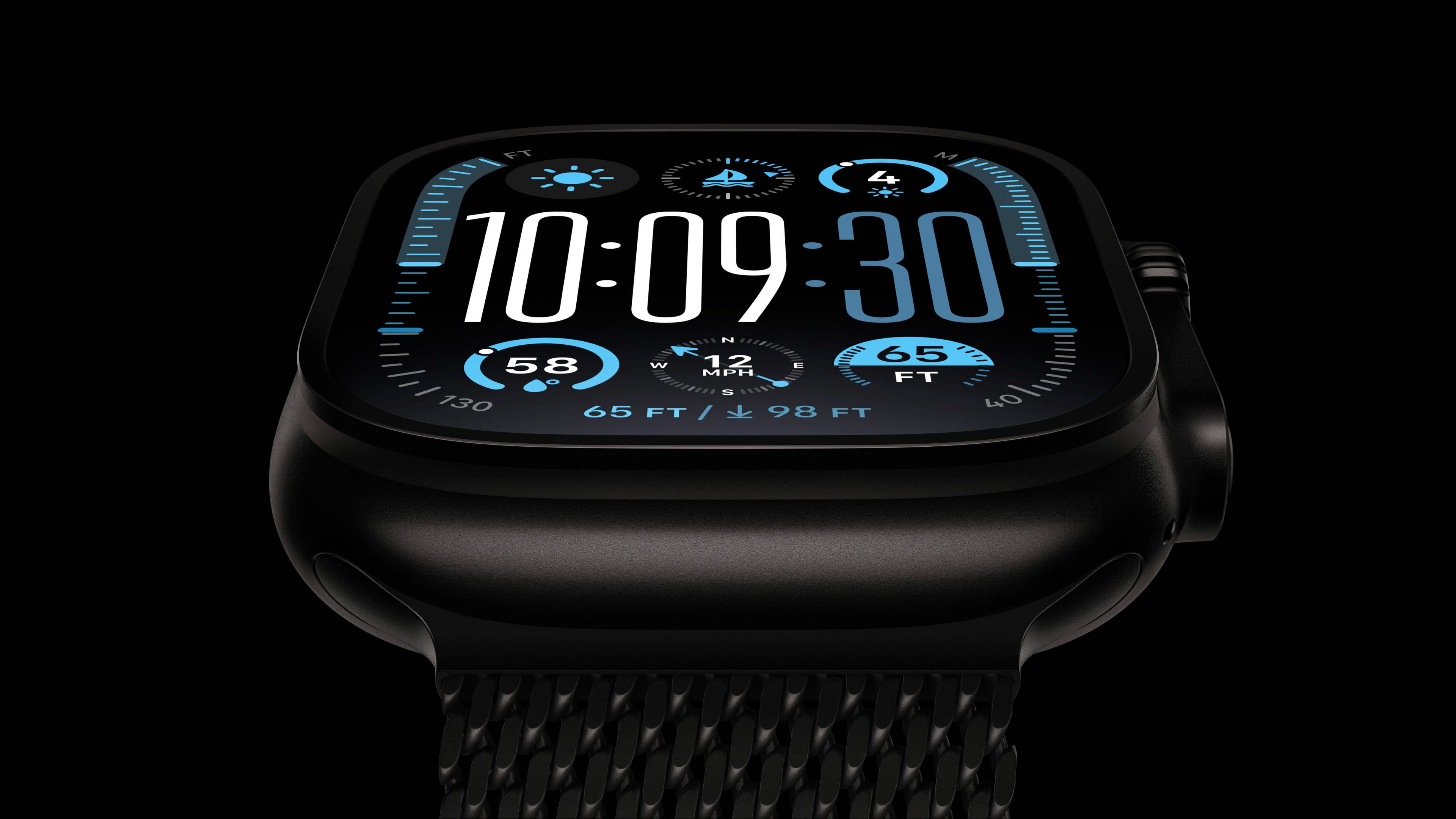 「Apple Watch Ultra 2」に新色ブラックチタニウム追加