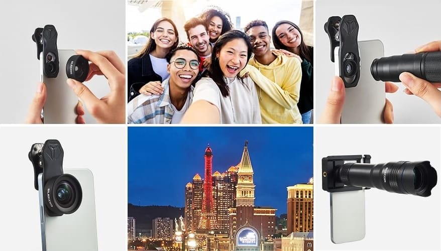 エレコム、スマートフォン用レンズ5種発売