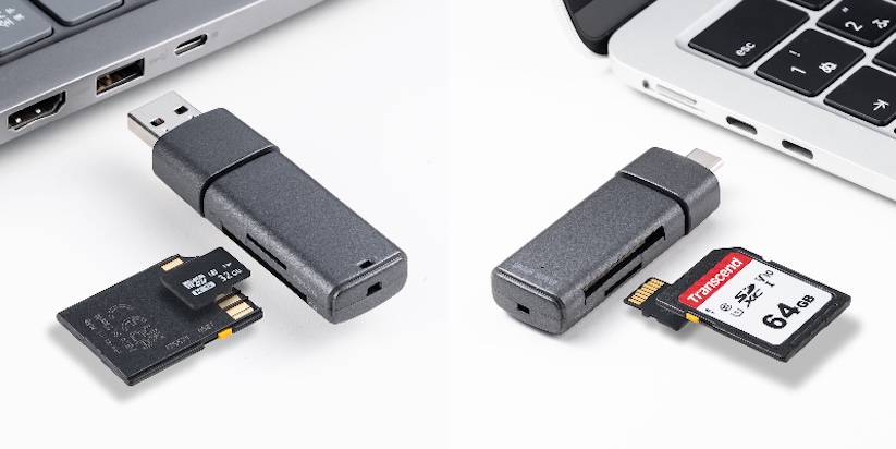 サンワサプライ、スライド式キャップ採用のSD/microSDカードリーダーを発売