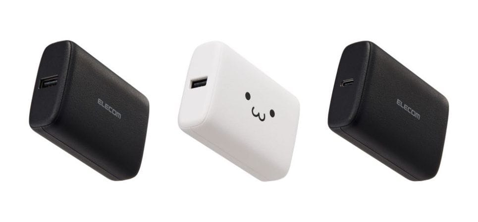 エレコム、コンパクトな10,000mAhモバイルバッテリーを発売