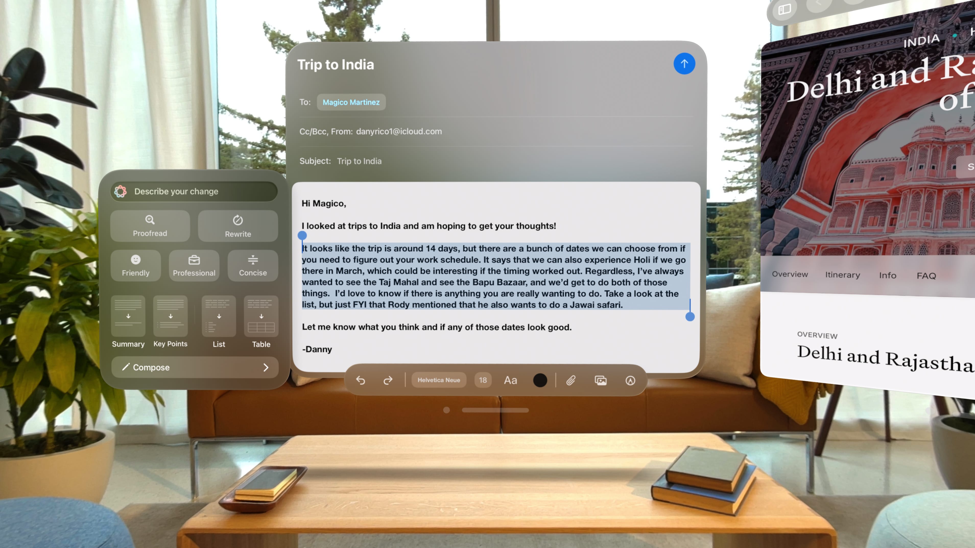 Apple Vision Pro、4月より「Apple Intelligence」を利用可能に