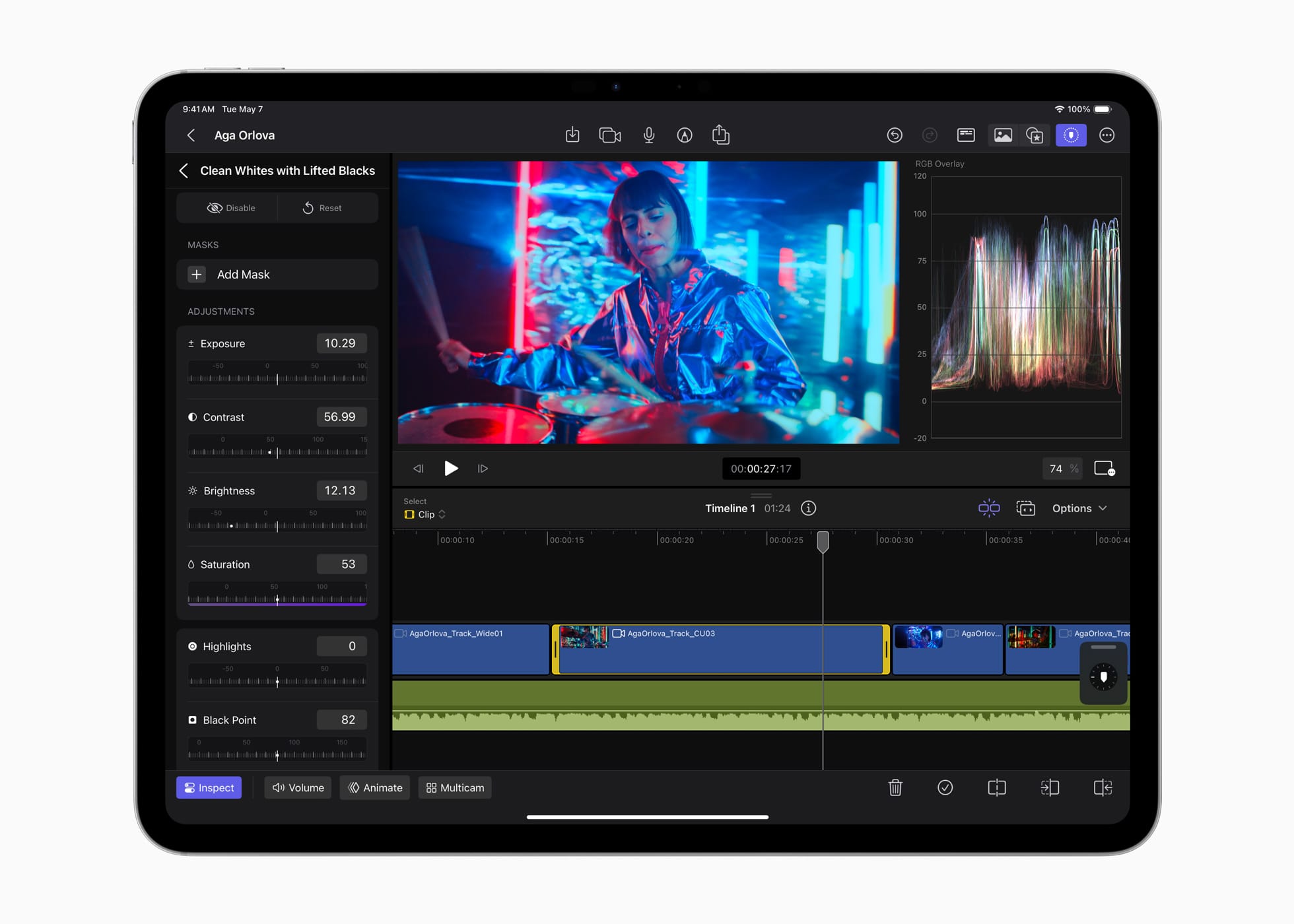 「iPad用Final Cut Pro」「Final Cut Camera」がアップデート