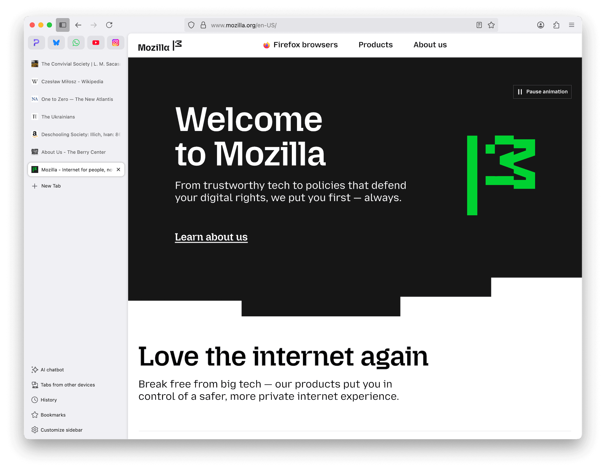 「Firefox 136.0」でサイドバーや垂直タブが利用可能に