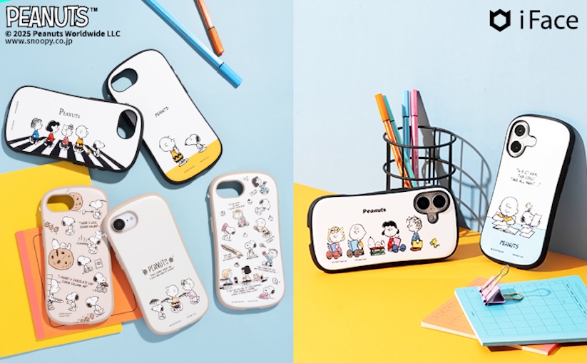 iFace、「PEANUTS」のiPhone用ケースに新デザイン登場　iPhone 16e対応版追加