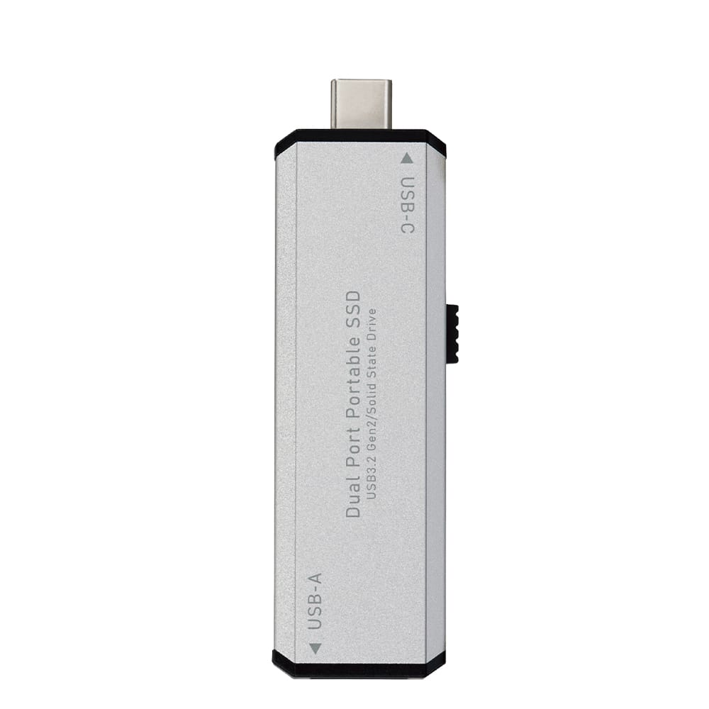 ロジテック、USB-C＆USB-A対応スティック型ポータブルSSDに新色追加