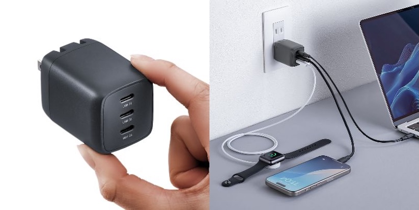 サンワサプライ、コンパクトな3ポートUSB-C急速充電器を発売