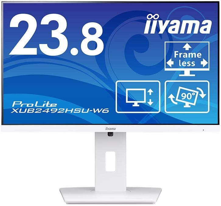 iiyama、ホワイトカラーの23.8型FHDモニターを発売