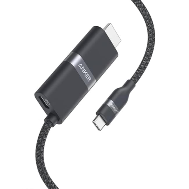 Anker、USB-C to HDMIケーブルを発売　充電しながら使えるケーブルも