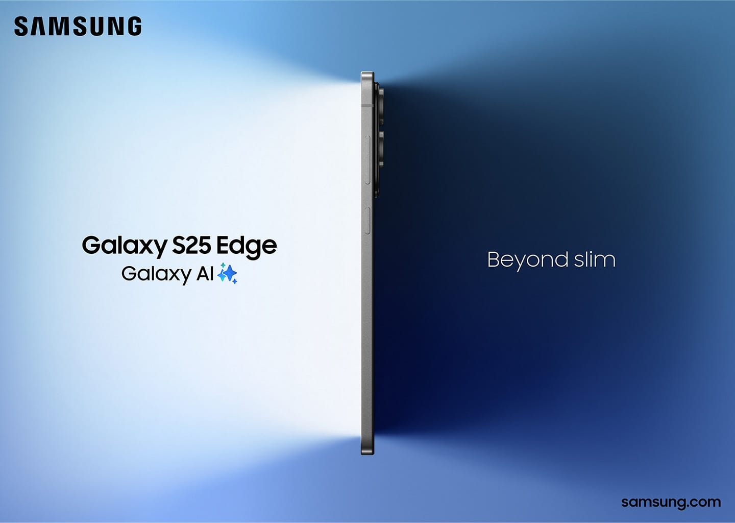 Samsung、スリムデザインの「Galaxy S25 Edge」を発表