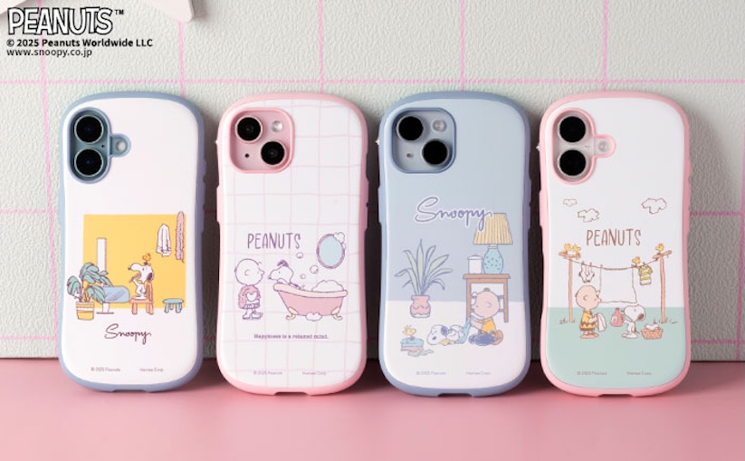 iFace、「PEANUTS」のiPhone用パステルカラーケースを発売