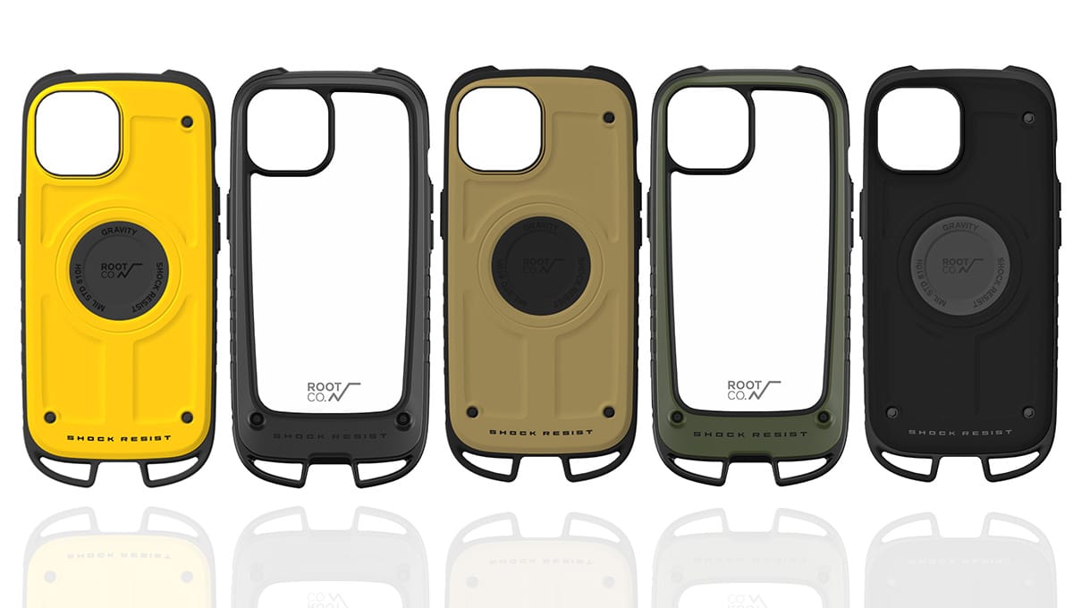 ROOT CO.、iPhone 13/14/15対応の耐衝撃ケースを発売
