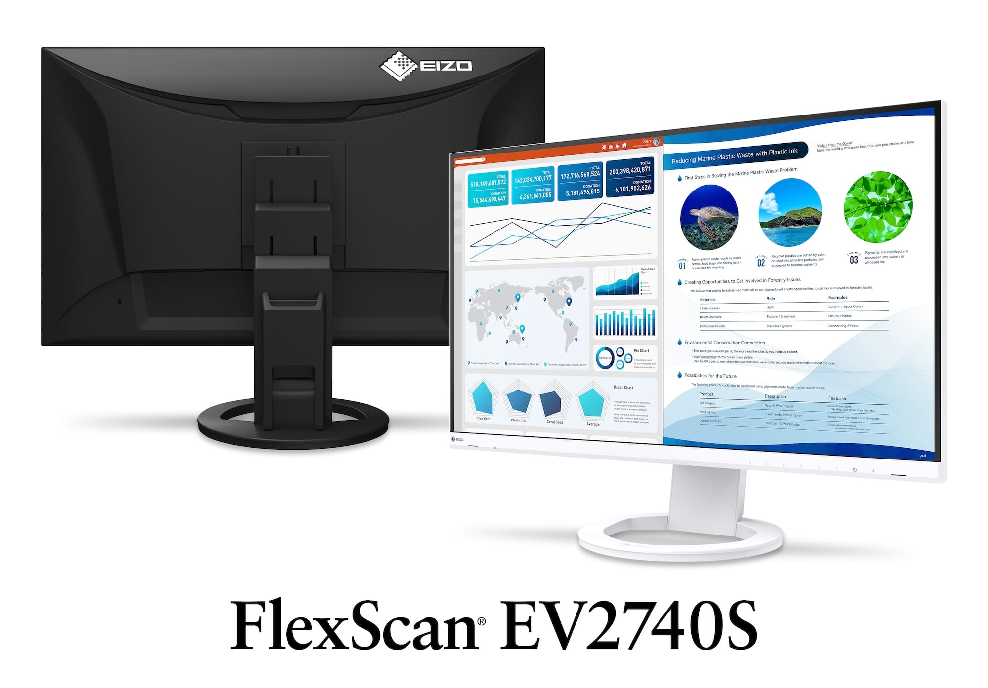 EIZO、USB-C対応27型4Kモニターを発売