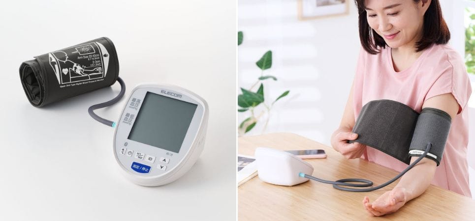 エレコム、スマホアプリでデータ管理できる上腕式血圧計を発売